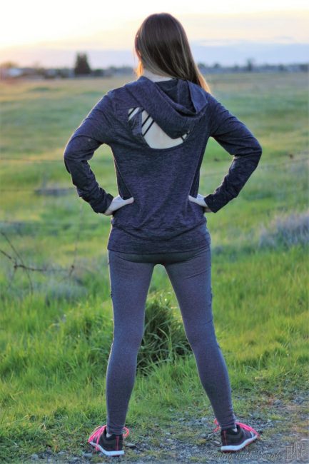 GreenStyle Open Back Pullover and Stride Tights – Sewing with Sarah