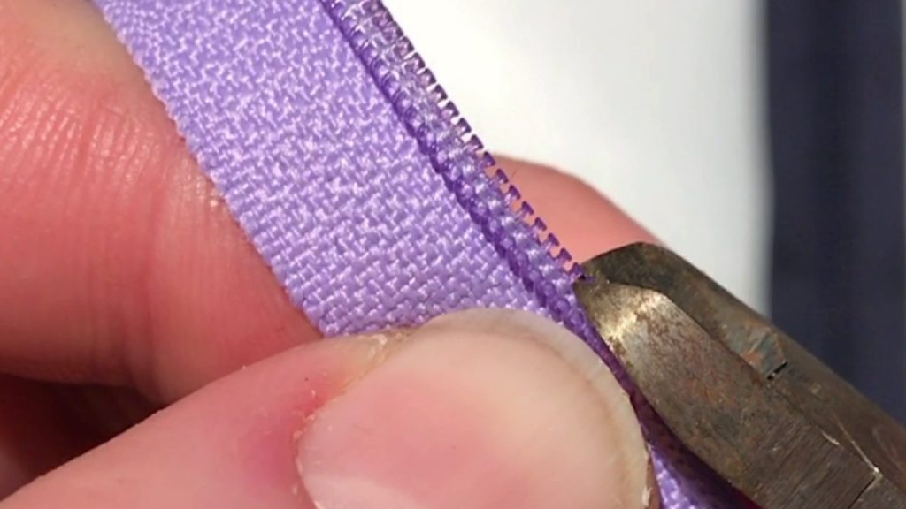 Tutorial: Shortening a Nylon Coil Zipper