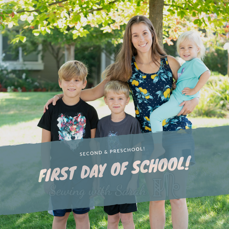First Day Of School 2018 Edition Sewing With Sarah